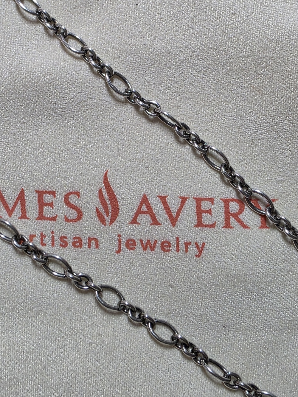 Retired James Avery Love Lock Necklace - Picture 3 of 9